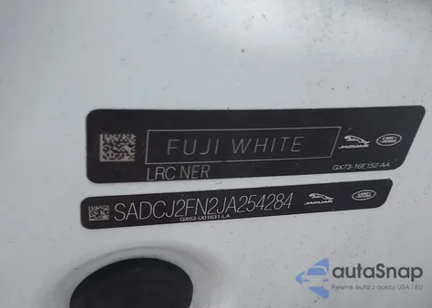 2018 Jaguar F-Pace 20D Premium from USA, damaged, VIN SADCJ2FN2JA254284